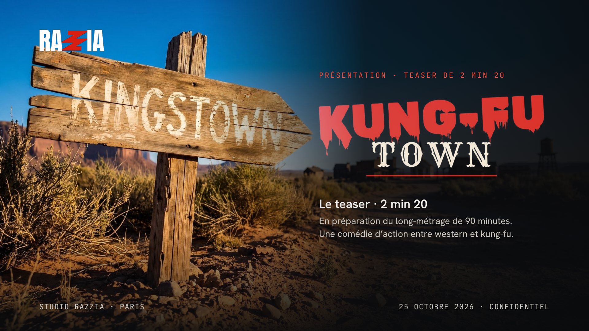 Couverture de la présentation de Kung-Fu Town